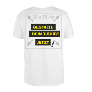 T-Shirt `Standard`Rücken bedruckt