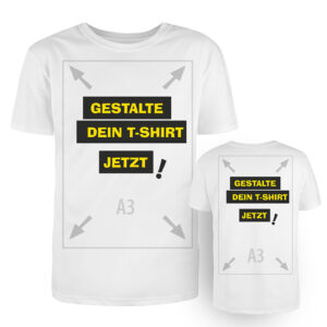 T-Shirt `Maxi`vorne / hinten bedruckt