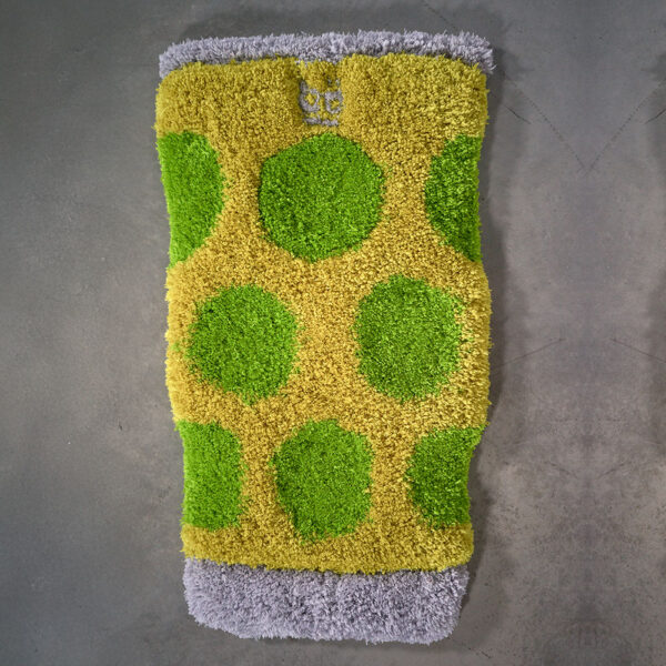 Dubbeglas Teppich in 3D-Kuscheloptik mit Bö Eiche