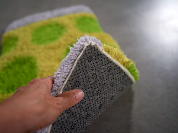 Dubbeglas Teppich in 3D-Kuscheloptik mit Bö Eiche