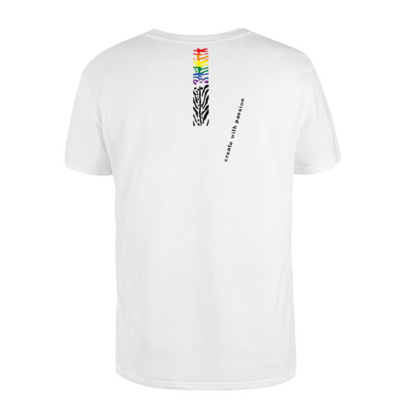 Weisses CSD Summervibes T-Shirt, Rückseite