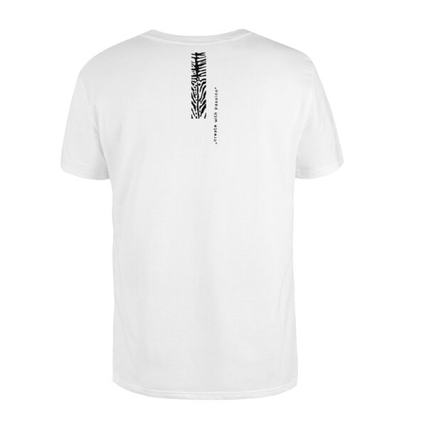 T-Shirt Crown Summervibes in weiss, Ansicht hinten