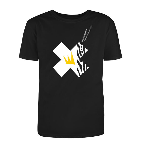 T-Shirt Crown Summervibes in schwarz, Ansicht vorne