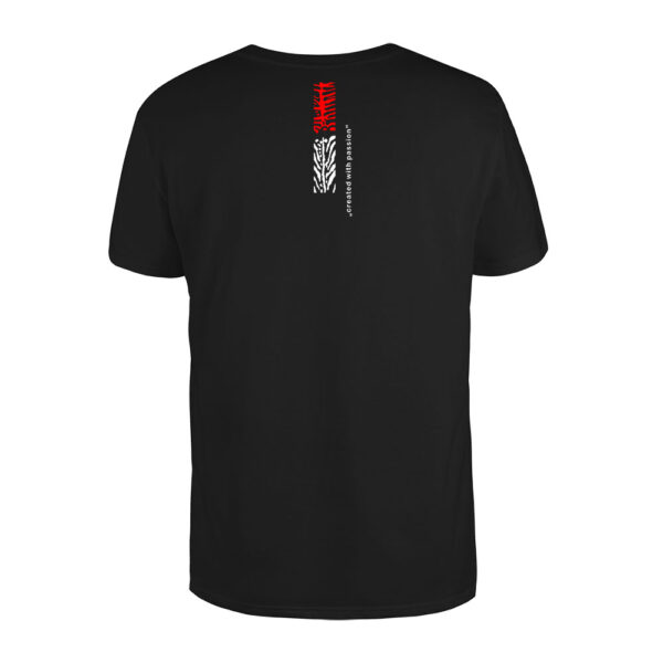 T-Shirt Lips in schwarz, Ansicht hinten
