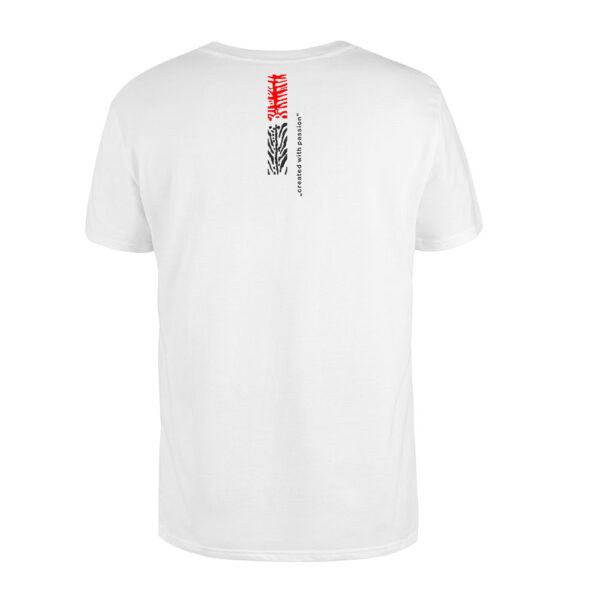 T-Shirt Lips in weiss, Ansicht hinten