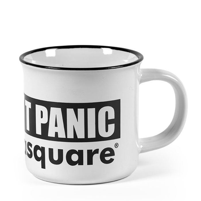 Vintage Tasse don`t panic