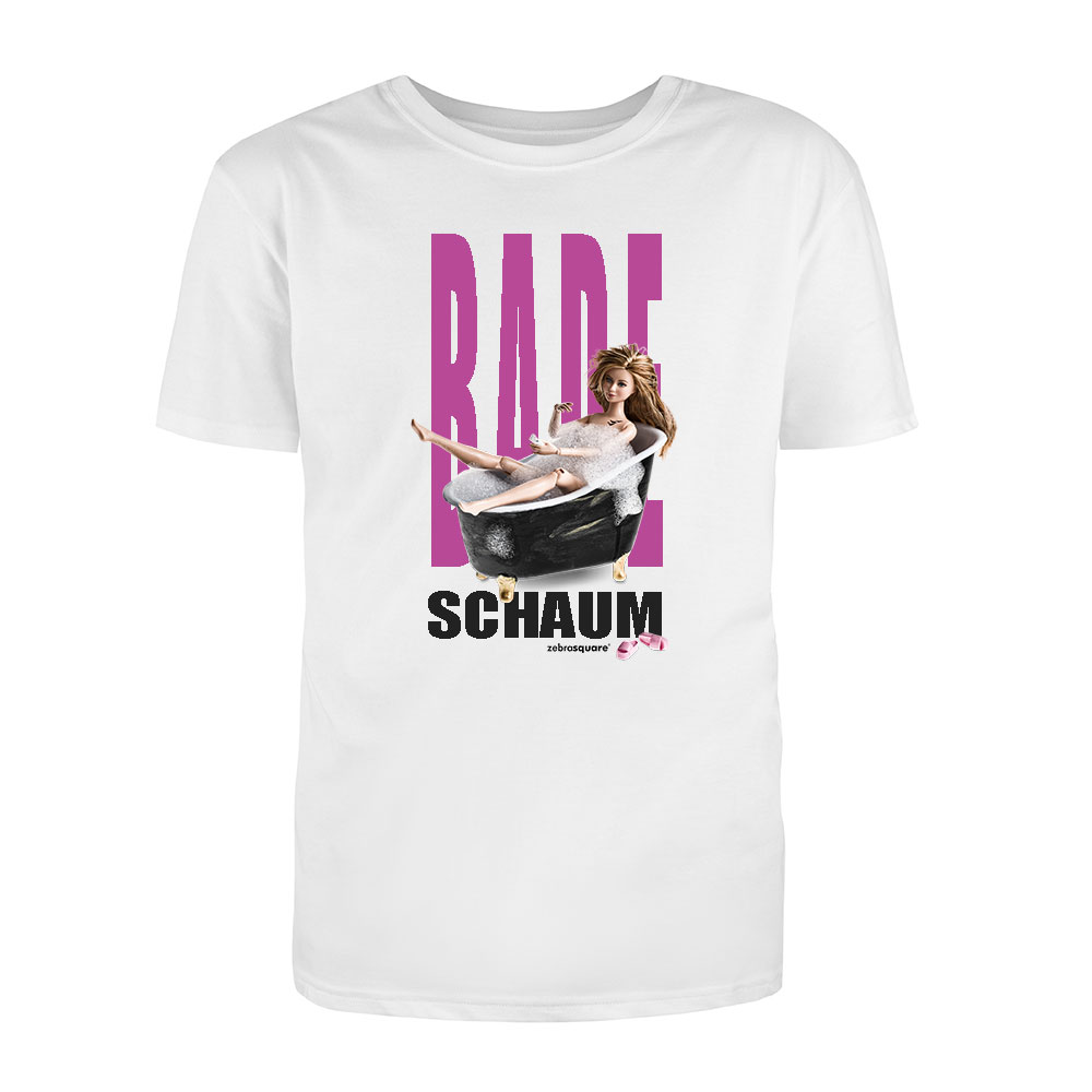 T-Shirt Badeschaum weiss