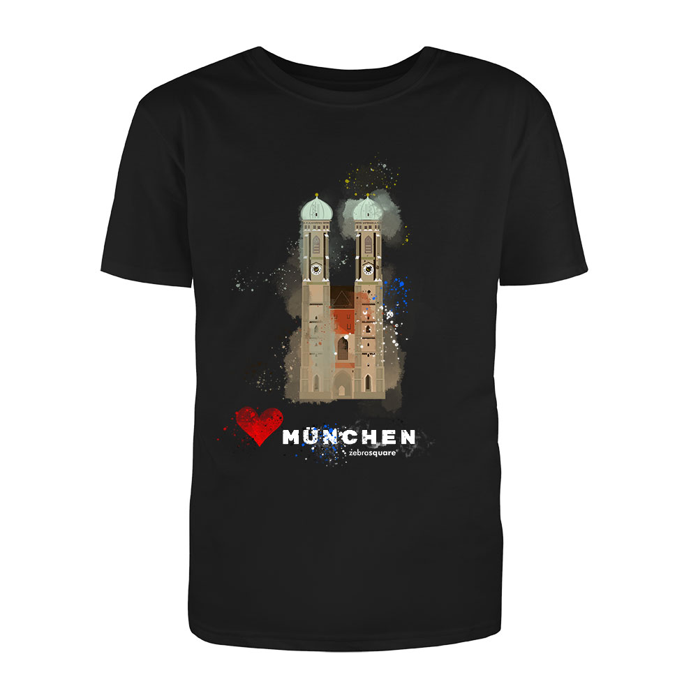 Städte T-Shirt München schwarz