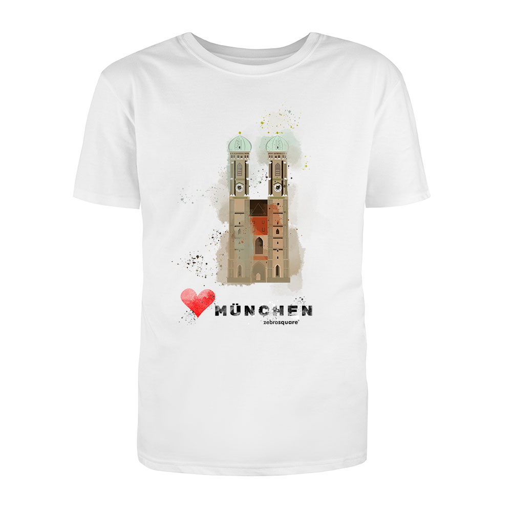 Städte T-Shirt München weiss